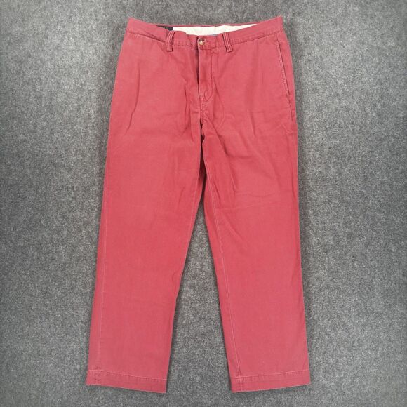 Polo Ralph Lauren Bedford Chino Classic Fit Nantucket Red Men’s 34x30 - Picture 2 of 11